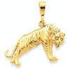 14K Gold Tiger Pendant