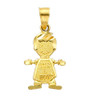 14K Gold Baby Boy Cutie Charm