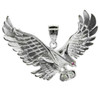 925 Sterling Silver Eagle Pendant with CZ (Medium)