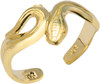 Yellow Gold Snake Toe Ring