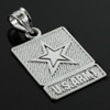 White Gold US ARMY Pendant