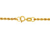 Gold Chains and Necklaces - Rope Ultra Light Diamond Cut 10K Gold Chain 2 mm
