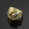 Multi-tone Gold Scorpion Men's CZ Ring