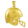 Football Helmet Gold Sports Pendant