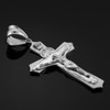 Sterling Silver Holy Trinity Crucifix Pendant