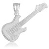 Silver Electric Guitar Pendant