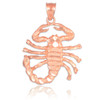 Rose Gold Scorpion Pendant
