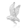 White Gold Eagle Charm