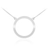 Sterling Silver Circle Of Life Karma Necklace