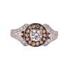 14k Rose Gold Diamond Proposal Ladies Ring