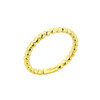 Gold Ball Chain Bead Knuckle Ring