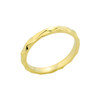 Gold Textured Spike Stackable Ring