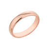 Rose Gold Classic Wedding Band - 4MM