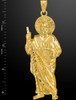 Large Gold St. Jude Pendant