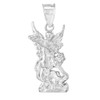 White Gold Saint Michael Pendant