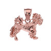 Rose Gold Terrier Pendant Necklace