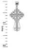 Sterling Silver Latin Filigree Cross Pendant Necklace