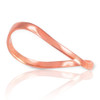 Rose Gold Wavy Thumb Ring