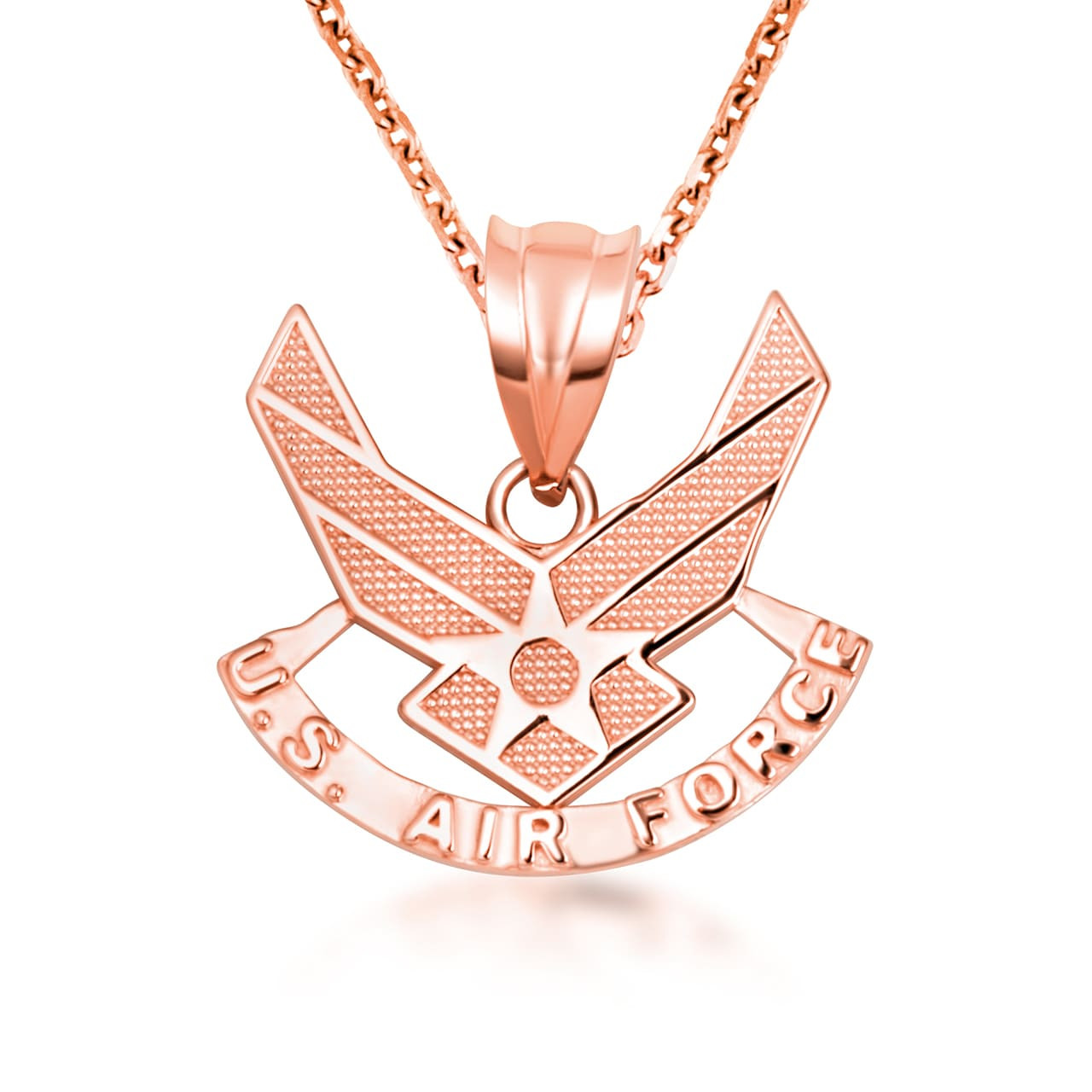 Gold United States Air Force Emblem Officially Licensed Pendant