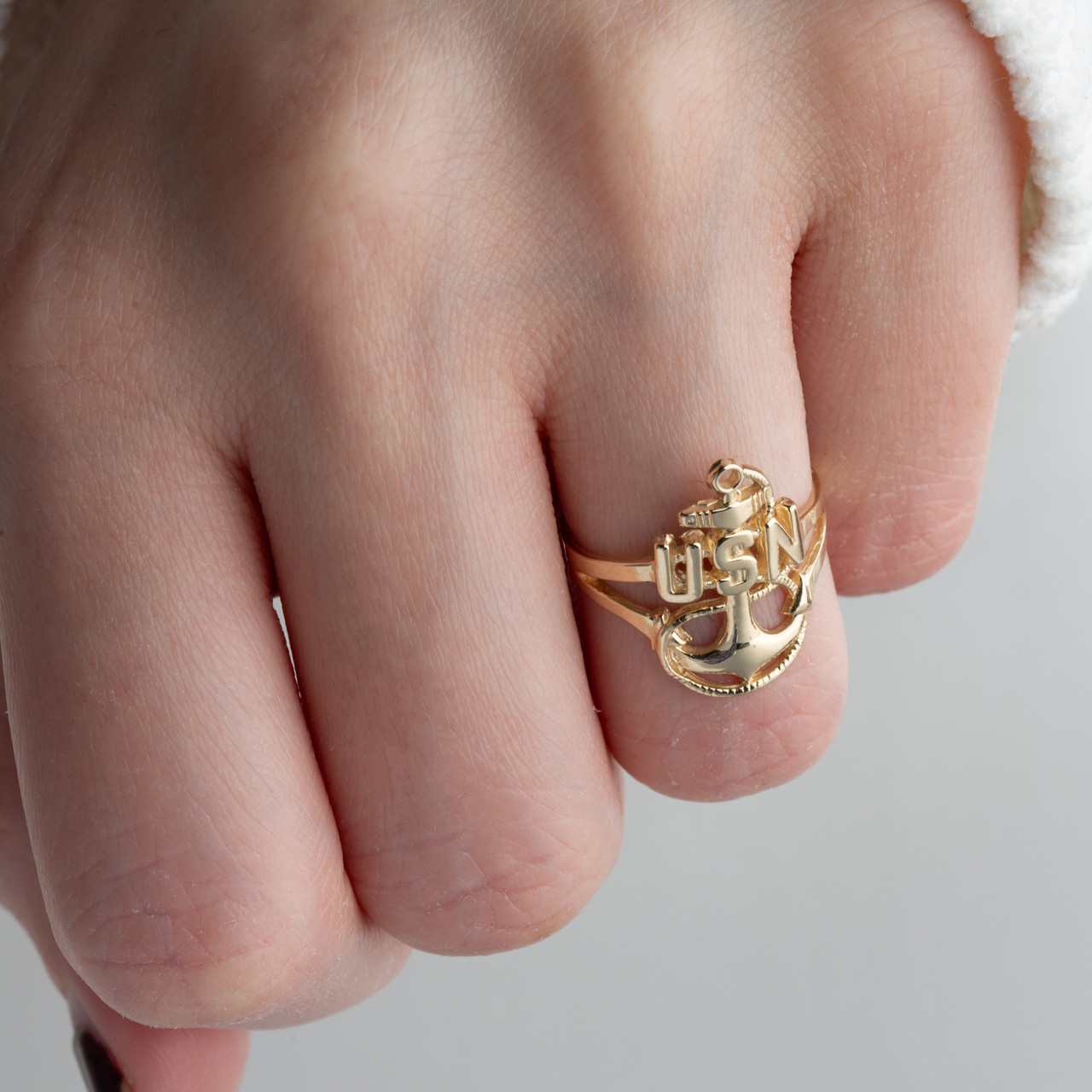 USN ANCHOR RING 21号 USN アメリカ海軍 ミリタリー 