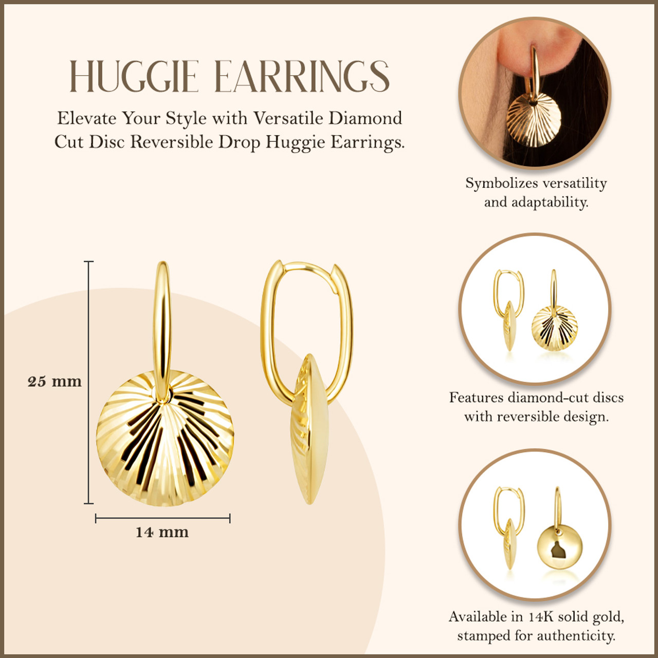 daughtersjewelry Dewy hoop ゴールド Dewy hoop - DAUGHTERS JEWELRY