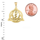 Gold Dentistry Symbol Pendant Necklace (Available In Yellow/Rose/White Gold)