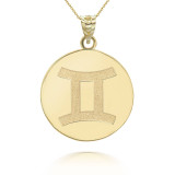 Gold Gemini Pendant
