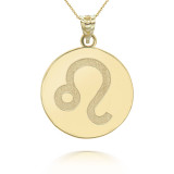 Gold Leo Pendant