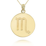 Gold Scorpio Pendant