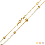 Gold Bead Link Chain