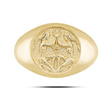 Yellow Gold Gemini Ring