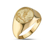 Yellow Gold Virgo Ring