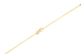 14K Yellow Gold Infinity Eternity Bracelet