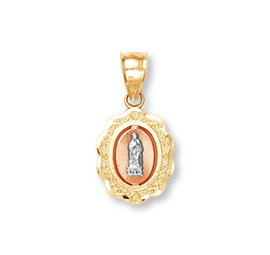 Tri Color Gold Santa Maria Pendant