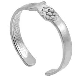 Star Silver Toe Ring