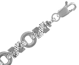 White Gold Bracelet - XOXO Bracelet