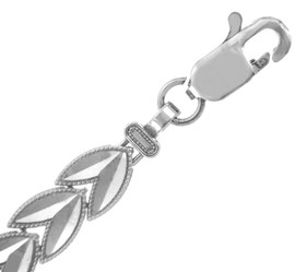 White Gold Bracelet - The Tulip Bracelet