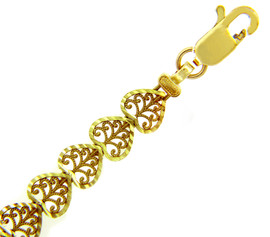 Yellow Gold Bracelet - The Heart Bracelet