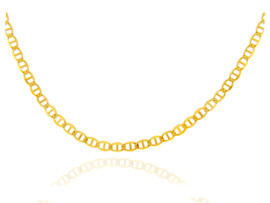 Flat Mariner Gold Chain 2.63mm