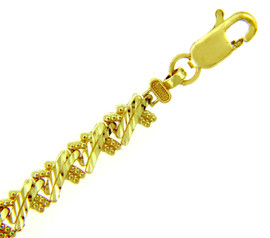Yellow Gold Bracelet - The Criss-Cross Bracelet