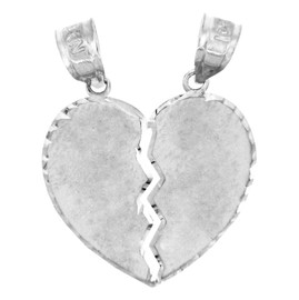 Pendants - Breakable Heart Silver Pendant