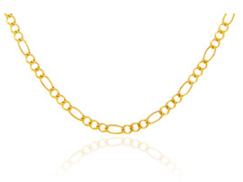 Gold Chains and Necklaces - Figaro Gold Chain 0.5 mm