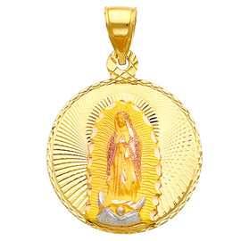 Classic "Our Lady of Guadalupe" Pendant- 1.00 Inch