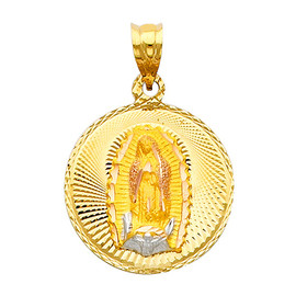 Classic "Our Lady of Guadalupe" Pendant- 0.75 Inch