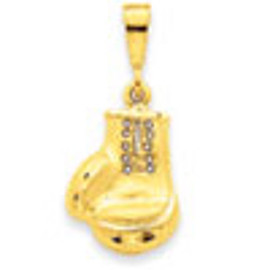 14K Gold  Boxing Glove Charm