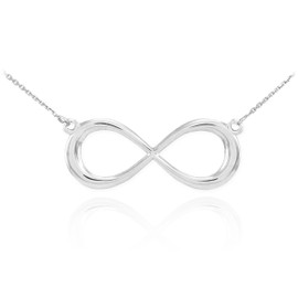 925 Sterling Silver Infinity Dainty Necklace