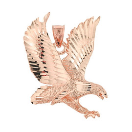 Rose Gold Eagle Pendant