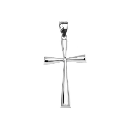 Sterling Silver Beautiful Cross Pendant Necklace