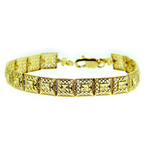 Yellow Gold Bracelet - The Alia Bracelet