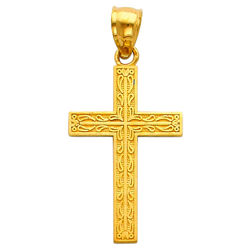 14K Gold - The Blissful Cross pendant